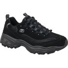 Chaussures de sport - Skechers - D'Lites 52675-BBK - Homme - Cuir - Noir - Lacets