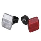 RUNFON Réflecteurs à vélo Vélo Cyclisme Vélo Réflecteur arrière avant pour la barre de selle de guidon 30.4mm 2pcs