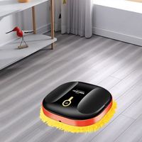 noir - Robot de nettoyage intelligent, Mini nettoyeur Anti-Collision, chargement, balayage pour sol et ménage