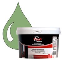 Peinture Résine  0.5L - Multisupport RAL 6021 - Vert pâle - Faïence, Carrelage, Douche, Baignoire - Kit d'application