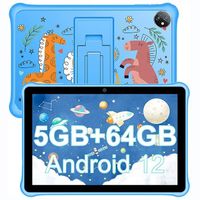 Tablette Tactile pour Enfants BLACKVIEW Tab A7 Kids 10.1" 5Go+64Go-SD 1To Android 12 Tablette Éducative-Contrôle Parental - Bleu