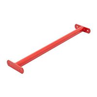 TRIBECCO® Barre de gymnastique en métal - 60 cm - Rouge