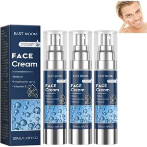 ANTI-ÂGE - ANTI-RIDE 3PCS Particle Face Cream For MenCrème Hydratante pour le Visage 6 en 1 pour HommesCrème pour le Visage Anti-âge pour Hommes Lotion