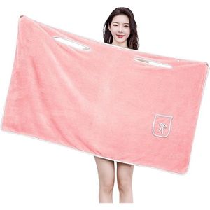 Grande Serviette de Bain Blanche en Coton épais Serviettes de Douche Maison Salle de Bain hôtel Adultes (Blanc Taille Unique