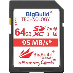 TZ90EB-K TZ81 TZ81EG-K TZ81EG-K TZ91 TZ90 BigBuild Technology 64 Go UHS-I U3 95Mo//s Carte mémoire pour Panasonic Lumix DMC TZ80 ZS70 Caméra ZS50K TZ81EG-S ZS50S