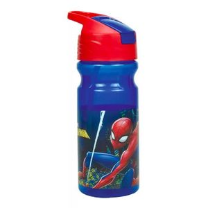 GOURDE Bouteille en plastique Spiderman avec paille (500 