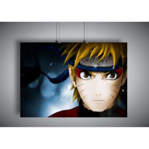 STICKER AUTOCOLLANT POSTER A4 MANGA NARUTO SHIPPUDEN.EQUIPE NARUTO SASUKE SAKURA