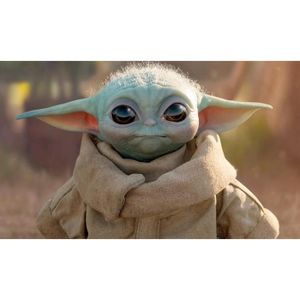 Chute de Mandalorien l'enfant Yoda Star Wars Espace en polycoton tissu personnage