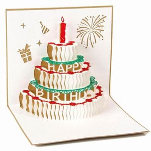 Loisirs Creatifs Carte D Anniversaire Pop Up 3d Enveloppe Incluse Carte Cadeau Danniversaire Carte Postale En Papier Avec Gateau Danniversaire Bougie Feux Dartifice Pour Enfants Femmes Hommes Anniversaire Cuisine Maison Groupisd Com