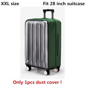Juste de protection de bagage transparente, housse de valise en PVC,  protecteurs étanches, anti-poussière, bagages