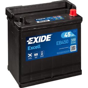 BATTERIE VÉHICULE Excell Eb450 Batterie Voiture 45ah 330a