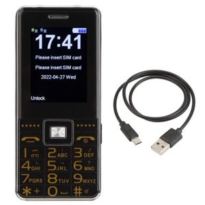 Téléphone portable ETO- Téléphone portable pour personnes gées G600 t
