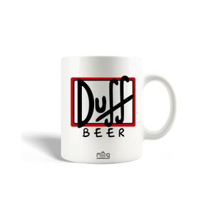 BOL Mug en Céramique Simpsons Duff Beer Logo Noir Rouge