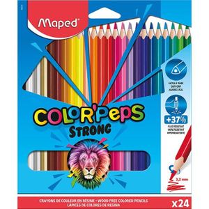 CRAYON DE COULEUR Maped - Crayons de Couleur STRONG Color'Peps - 24 