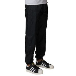 Pantalon noir bande blanche homme top