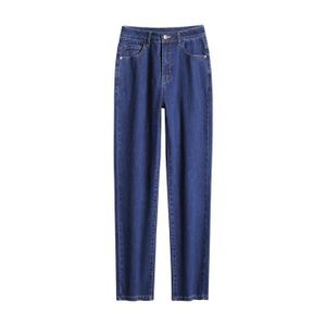 JEANS Pantalon en Jeans Femme Coupe Droite Chic Casual T