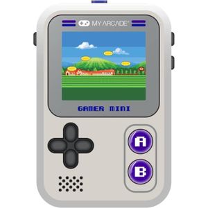 CONSOLE RÉTRO Rétrogaming-My Arcade - Gamer mini classique console de poche - Gris/violet - RétrogamingMy Arcade