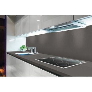 polyrey plan de travail stratifie hpl hydrofuge champ droit chene fume l 235 x p 65 x h 3 8 cm cdiscount bricolage