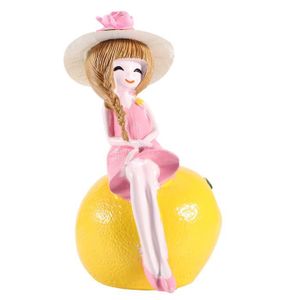 STATUE - STATUETTE Ornement de fille de fruit Fruit Girl Style coréen