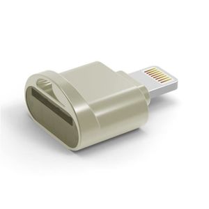 Adaptateur Lightning vers lecteur de cartes SD et TF, certifié Apple MFi 2  en 1 Micro