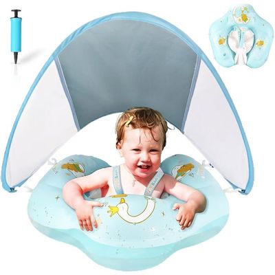 Bouée Bébé Avec Pare-soleil SPF 50+ – Anti-renversement, Pour 3-36 Mois (8-16 Kg) !
