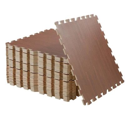 GOPLUS Tapis de Protection Fitness Puzzle en Mousse EVA, Tapis de Sport de Sol 12 Dalles Effect Bois, 61x61CM, Tapis Matelas Épais Antidérapant Couvre 4,5m² pour Gym, Salle de Sport, Garage, Piscine GOPLUS Tapis de Protection Fitness Puzzle en Mousse EVA, Tapis de Sport de Sol 12 Dalles Effect Bois, 61x61CM, Tapis Matelas Épais Antidérapant Couvre 4,5m² pour Gym, Salle de Sport, Garage, Piscine