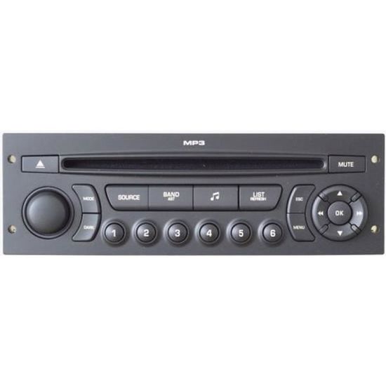 Autoradio Rd45 Avec Cd Usb Pour 207 206 307 308 807 Citroën C2 C3 C4 C5 ...