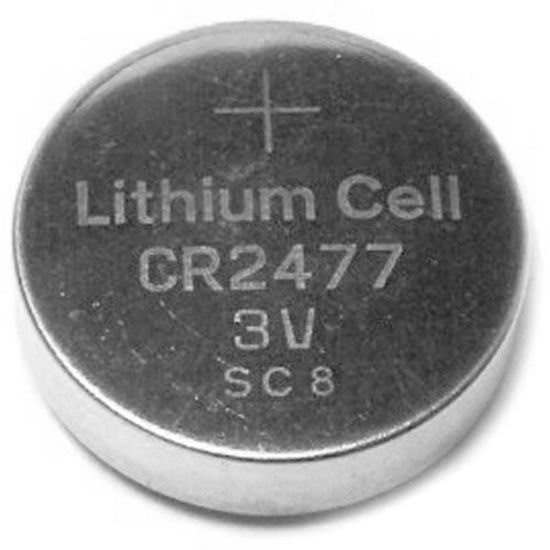 5 Batterie A Bottone CR2477 3V Litio 1000mAh | Per Orologi Telecomandi E Chiavi Auto