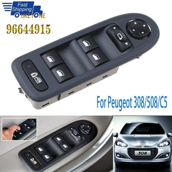 Interrupteur Lève-vitre Pour Peugeot 308 2007-2012 - Commande électrique
