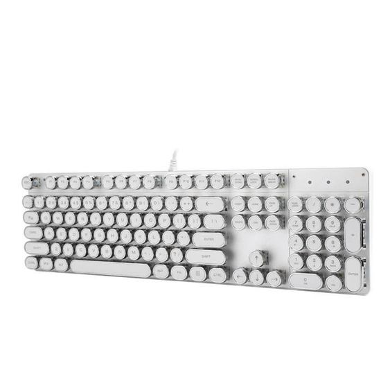 Clavier de jeu à membrane LANGTU, clavier silencieux rétroéclairé à DEL  arc-en-ciel pour le bureau, panneau en métal à fil USB, 25 touches  anti-fantôme
