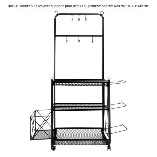 Porte-bride Pour 5 Brides Avec 5 Crochets Noir Fer Support De Bride