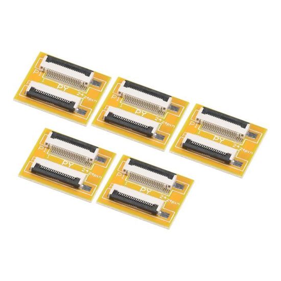 Fil Câble SOURCING MAP 5Pcs 22 Broche 0,5mm Pas 300mm Long FFC Ruban