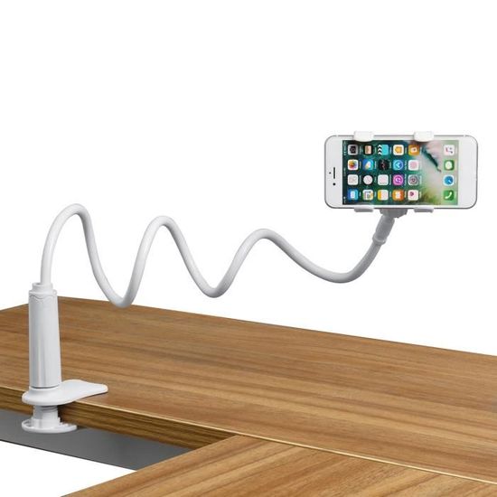 Clip de téléphone portable paresseux de bras, support flexible, clip de  table de bureau de lit, noir - Cdiscount Téléphonie