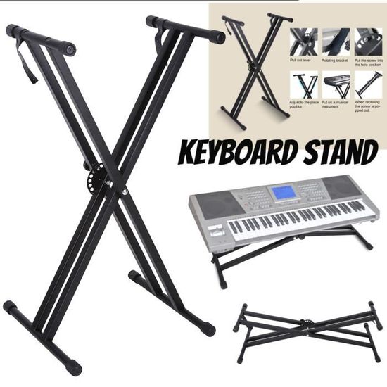 NEUF Support Banquettes pour Piano Clavier Synthétiseur Stand Pied