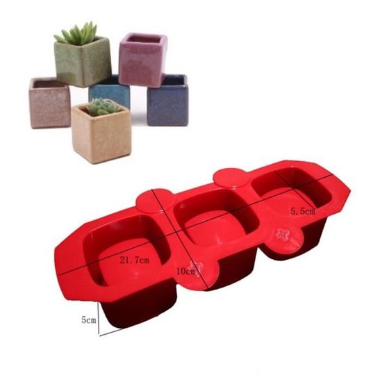 Moules Silicone Fleurs Succulentes - Lot De 6 - Pour Bougies, Savons, Chocolat, Plâtre