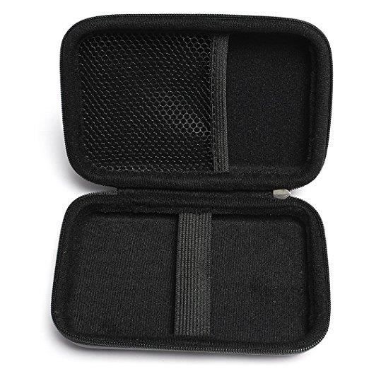 Multifonctions etui Sac Housse Pochette Case rigide pour disque durs externes portables 2,5 pouces anti-choc l'eau - Noir