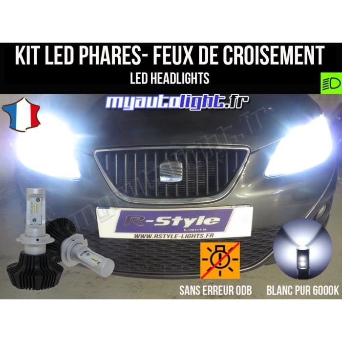 Kit Ampoules de phares à LED H7 Haute Performance pour SEAT IBIZA 4 6J PHARES H7