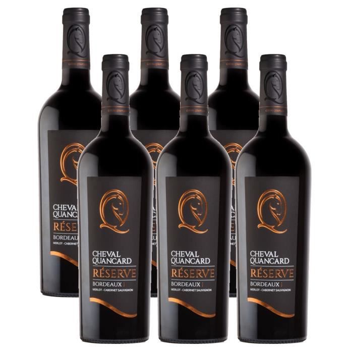 Cheval Quancard Réserve 2020 - Bordeaux - Vin rouge - Carton de 6 bouteilles 75cl