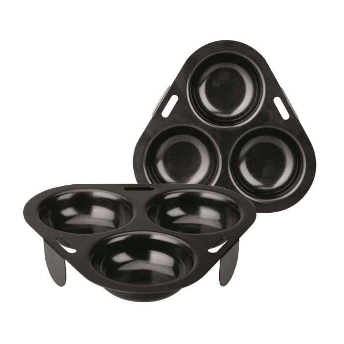 POCHEUSE A OEUFS - ACIER ANTI-ADHERENT - DIMENSIONS 15 CM - PASSE AU LAVE-VAISSELLE