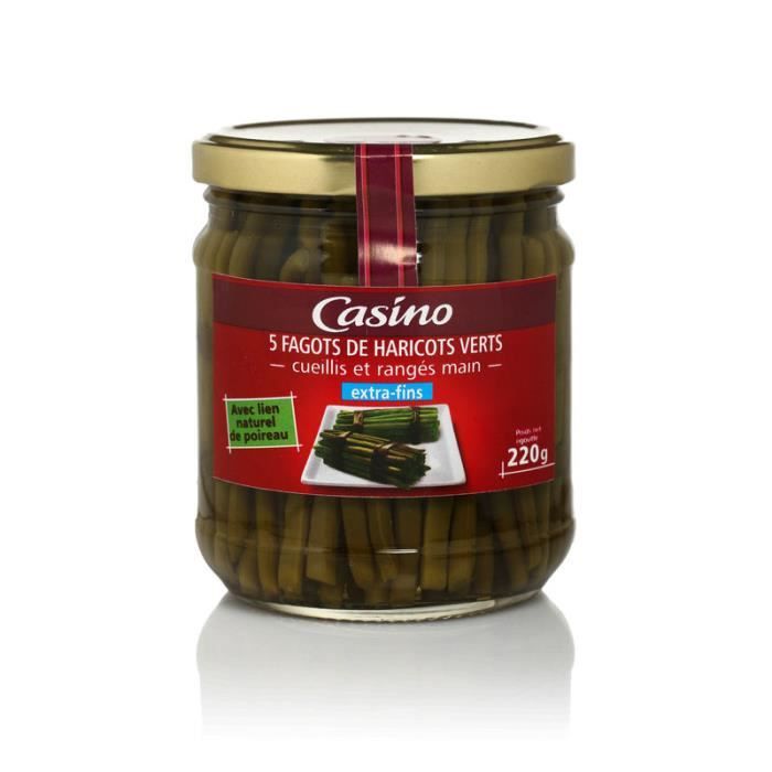 Fagots haricots verts extra-fins - 220 g x5