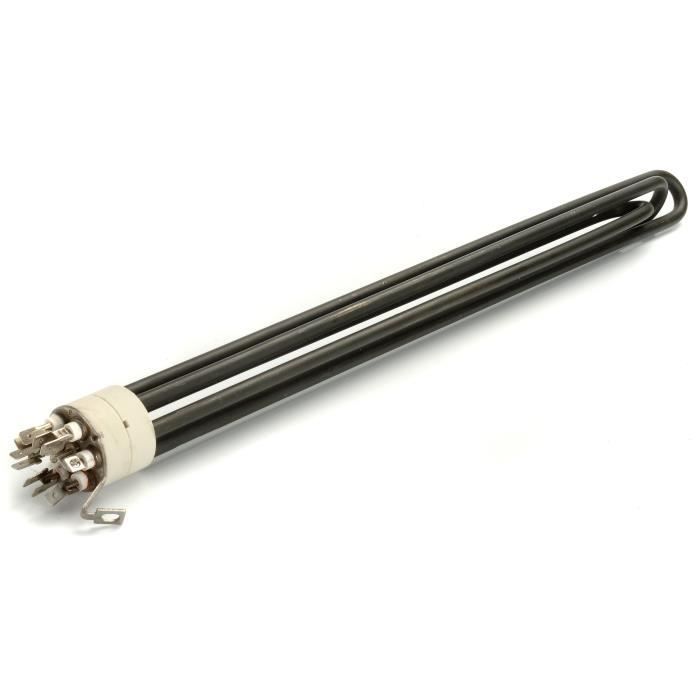 Résistance blindée à sec type KREB, tous courants, Ø: 40mm, puissance 2000W, L de canne: 460mm