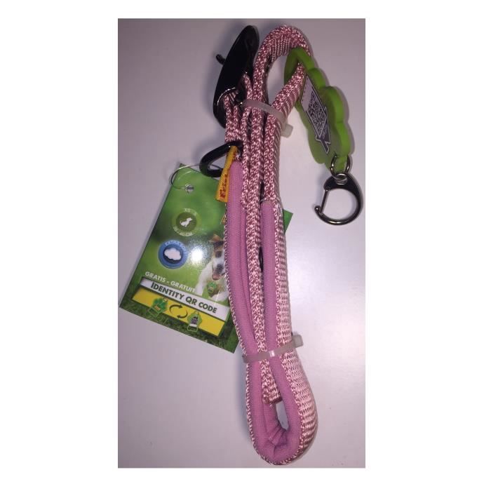 Collier chien Rose Extra-Soft - Taille XS-S 25-40cm - QR code - Friskies Purina