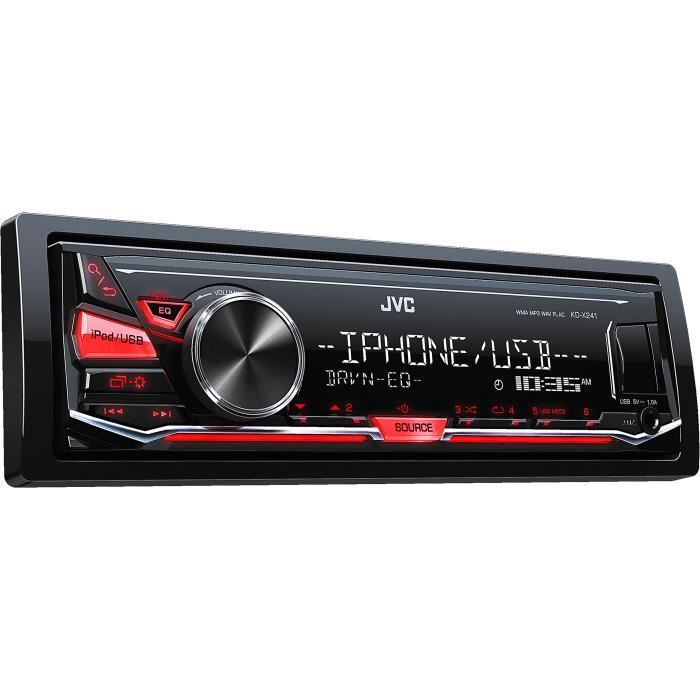 JVC KD-X241 Autoradio AUX-USB - iPod