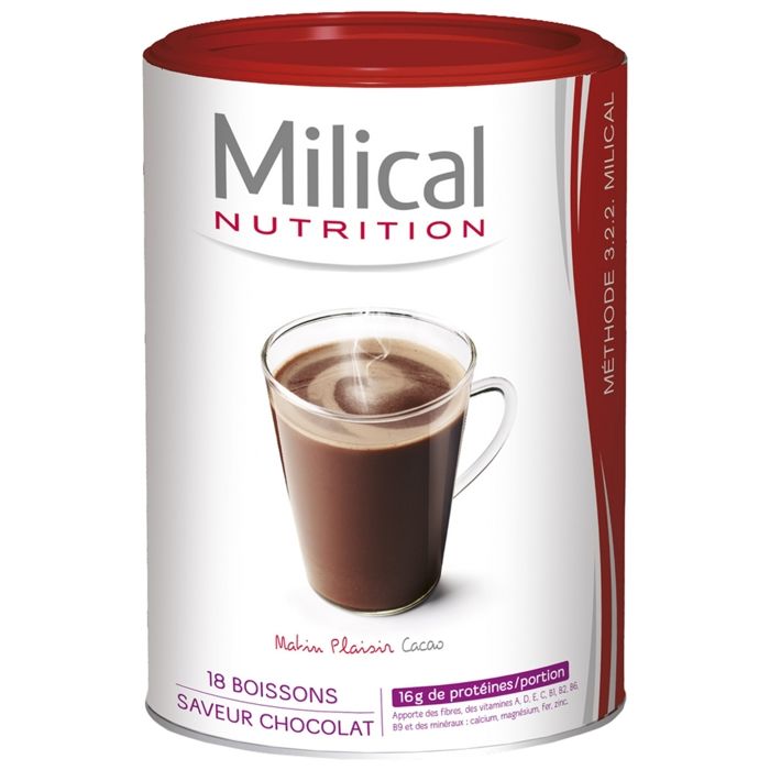 Milical Hyperprotéinée Boisson Saveur Chocolat Format Eco 18 Boissons