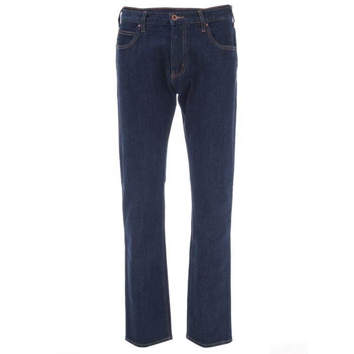 Jean Armani Jeans J45 Slim Fit Pour Homme En Indigo.