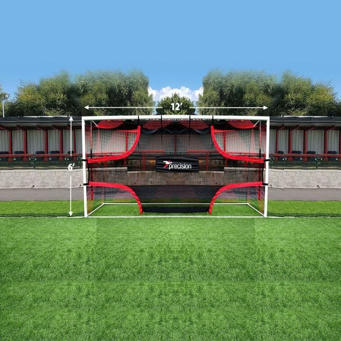 Entraînement de précision pour le football, entraînement au tir sur cible, but, entraînement, filet, filet 12'x6 '
