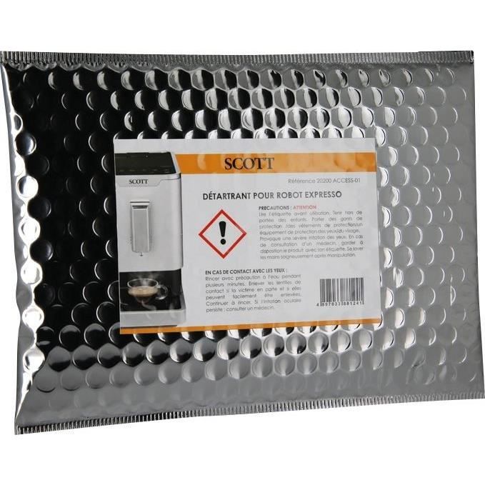 Kit de détartrage robot café 3 sachets + brosse