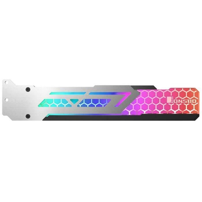 Jonsbo Support de Radiateur en Aluminium 3Pin pour Support de Carte D'Image à Changement D'Image VC-3 LED RGB