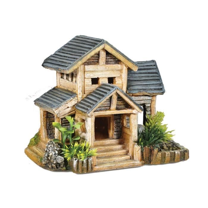 VADIGRAN Aqua Deco Vieille maison - 18,5 x 12,5 x 15 cm