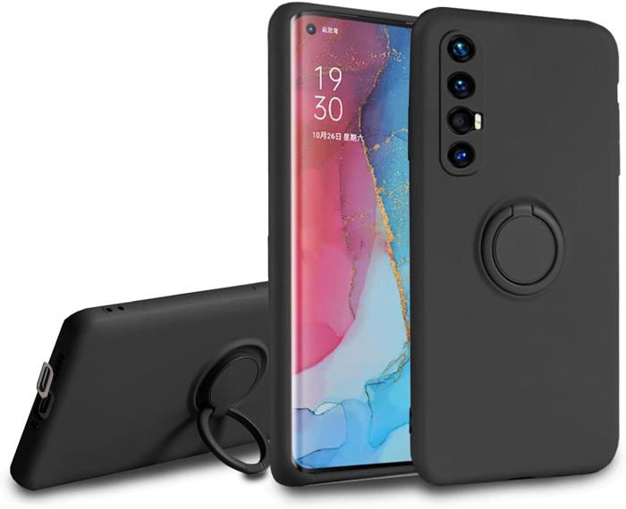 Cover Per Oppo Find X2 Neo: Morbida E Resistente, Trasparente Effetto Pelle, Antiurto E Anti Graffio, Custodia In Silicone TPU Sottilissima, Adatta A Urti E Cadute, Blu